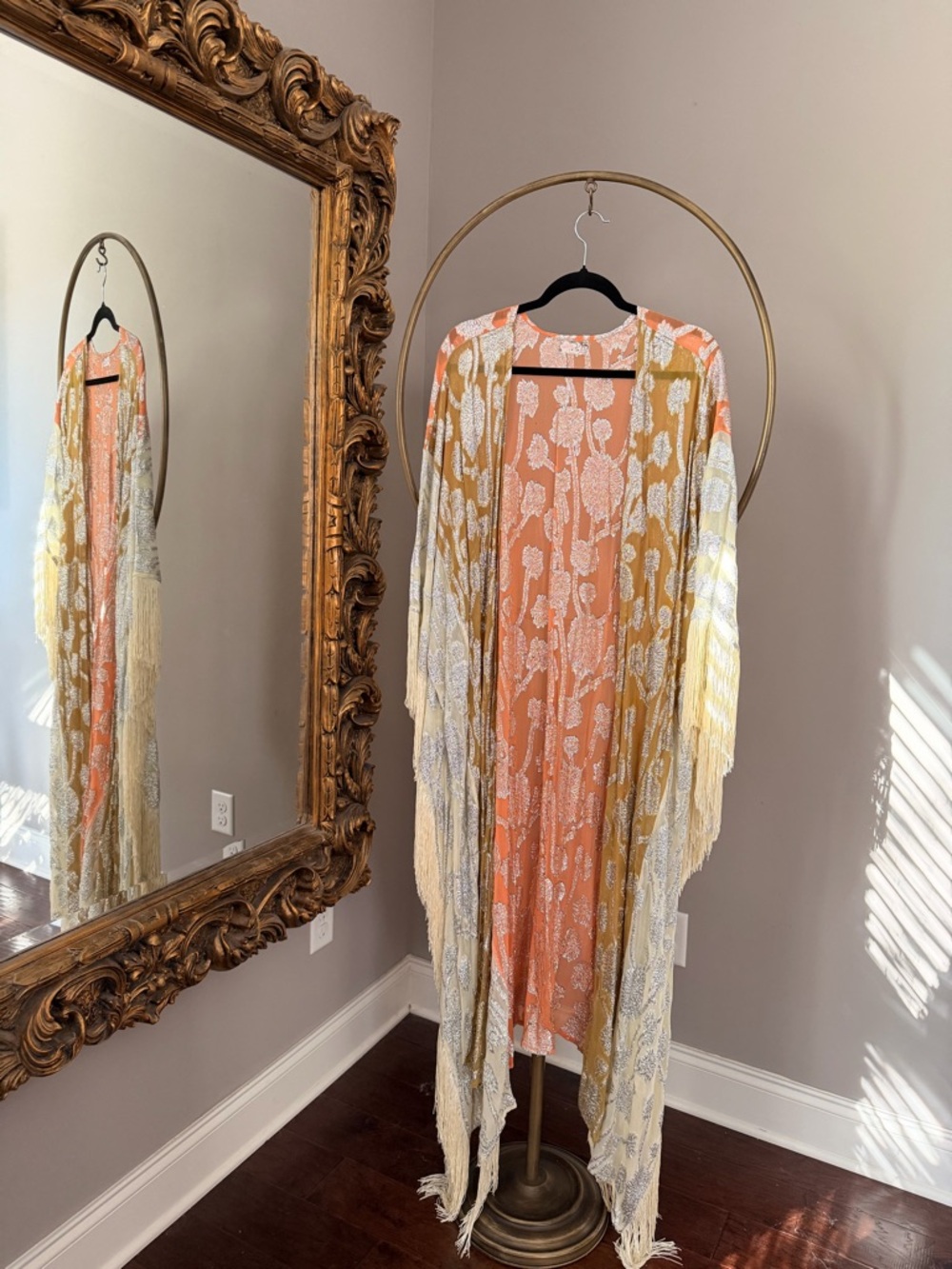 Free People Florence Fringe Kimono